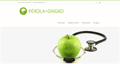 Desktop Screenshot of peroladegingko.com