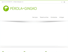 Tablet Screenshot of peroladegingko.com